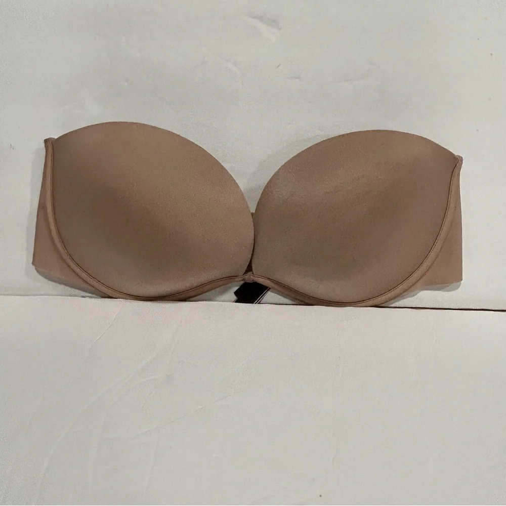 Victoria's Secret Multi-Way Underwire Push Up Strapless Bra 34D Beige - Picture 11 of 11